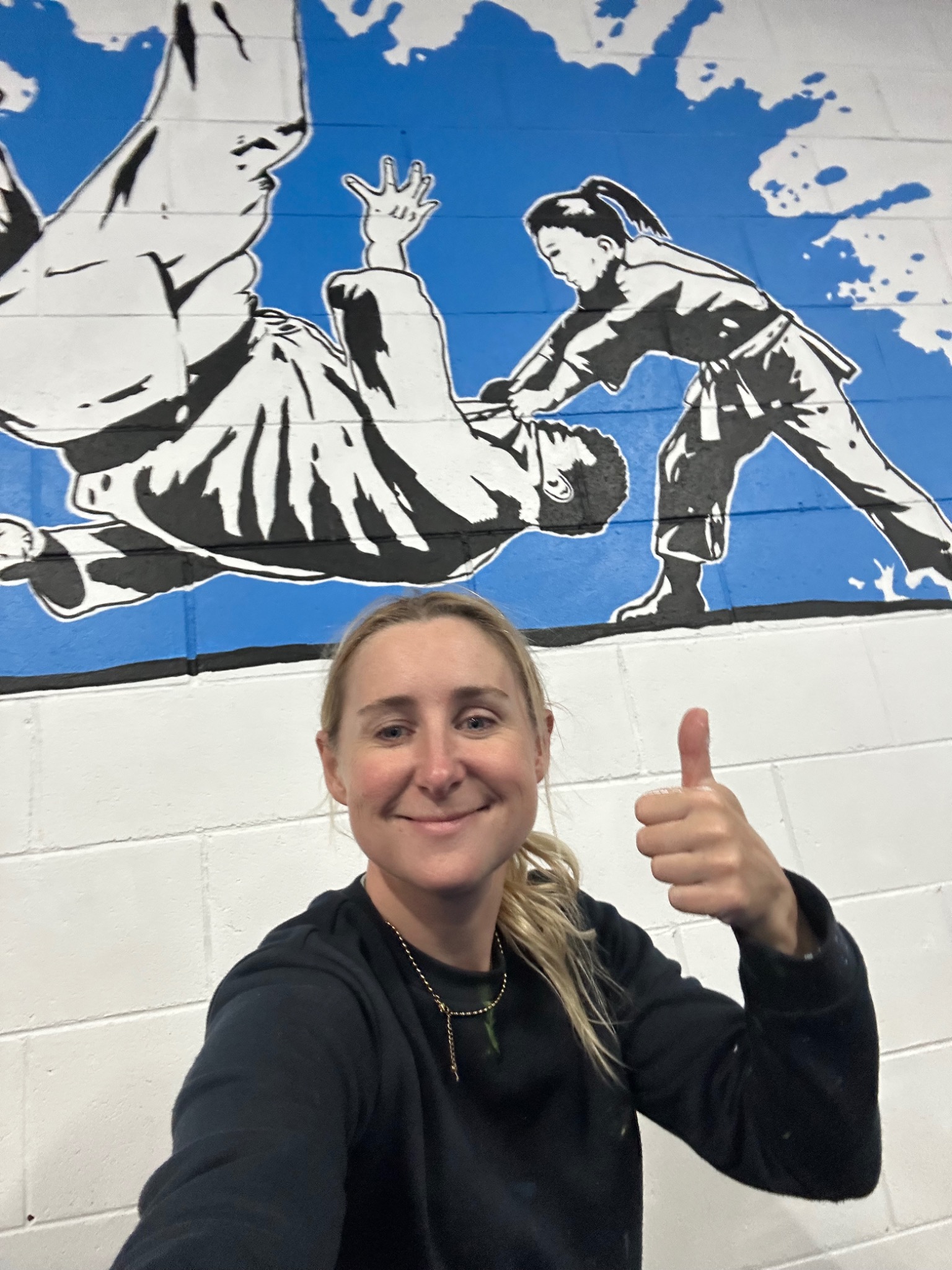 Completed Barnacles Dolphin Centre mural